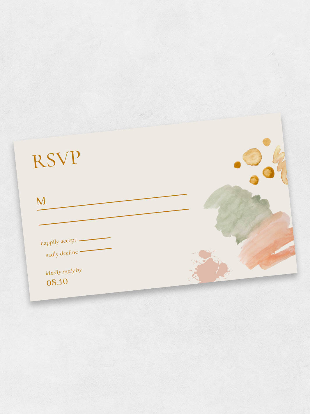 a touch of boho rsvp