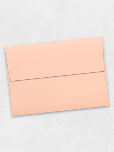 blush colored a7 envelope