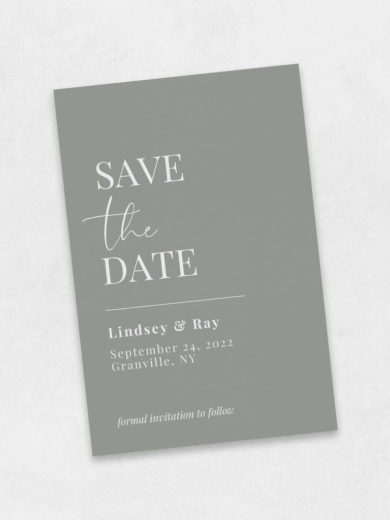 Classic with a Twist - Save the Dates – Say I Do Designs