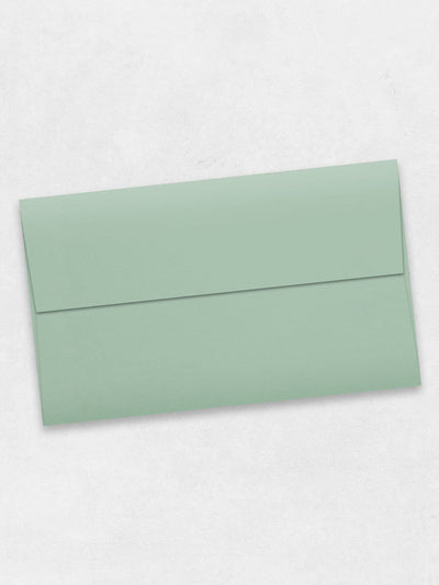 sage green colored a1 envelope