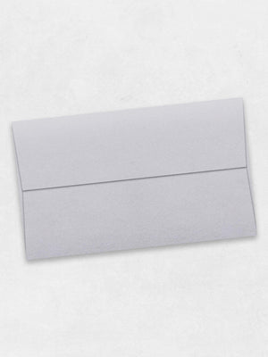 silver metallic colored a1 envelope