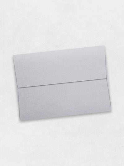 silver metallic colored a4 envelope