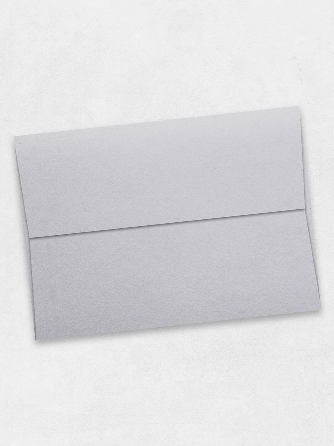 silver metallic colored a7 envelope