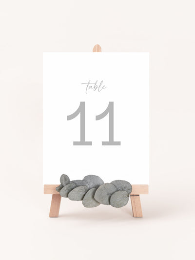 simplicity table number